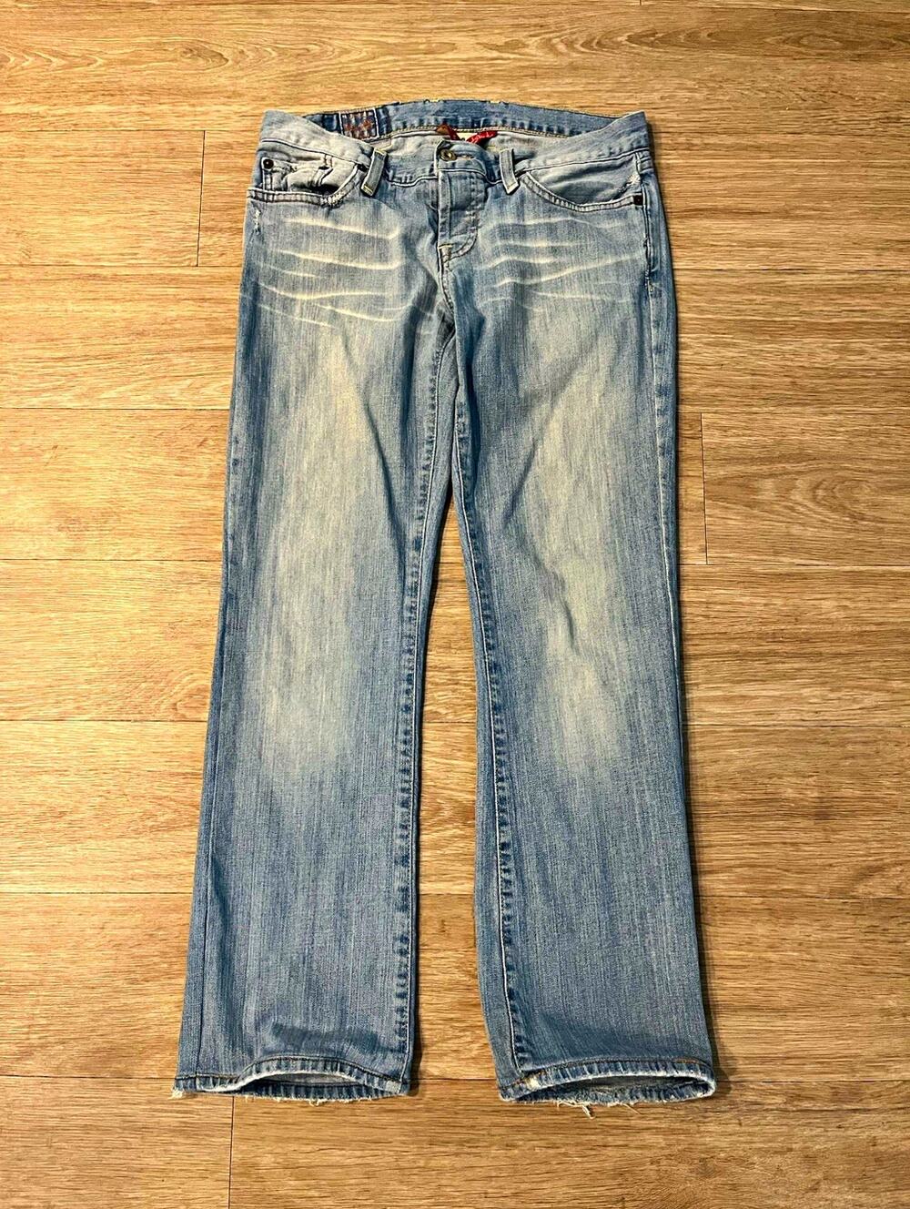 Lucky Brand Women’s Bootcut Jeans Light Wash Stretch Denim 5-Pocket Size 8 0017